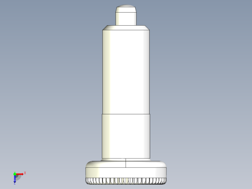 分割定位柱(焊接型)2212-3D多系列多零件图纸模型俯视缩略图