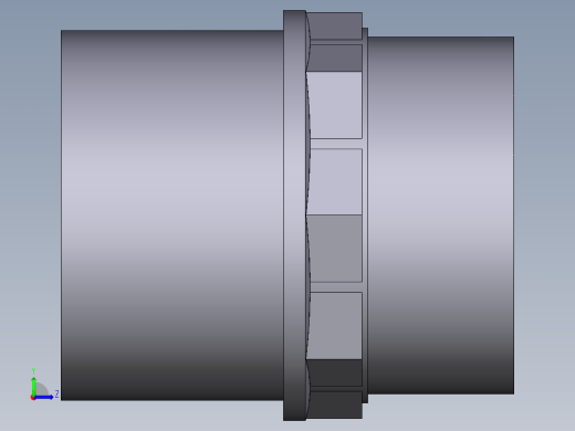 7DIFV(A) 用溶剂焊接插座DF双适配器，溶剂焊接插口DM和BSP螺纹母端R左视缩略图