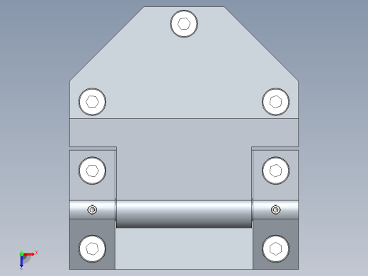 K02B 重型铰链俯视缩略图