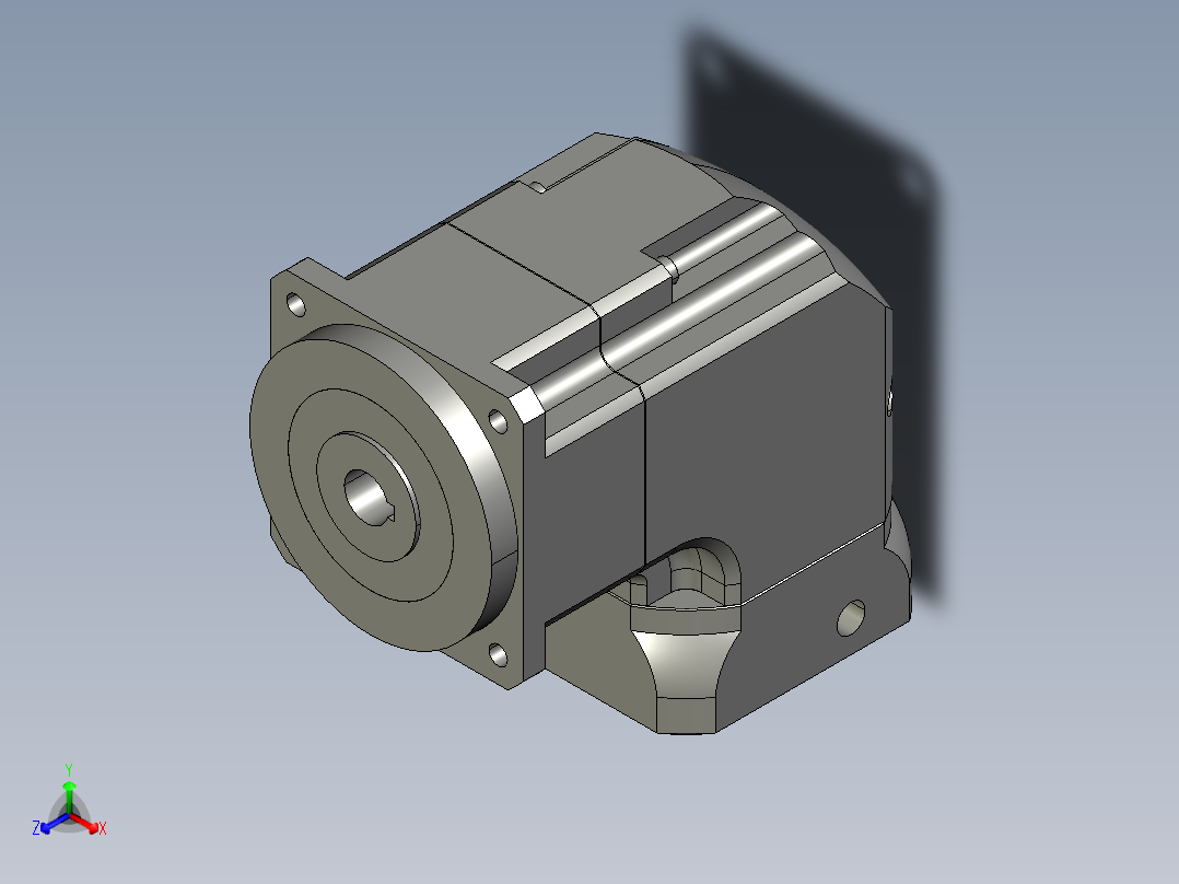 斜齿孔ZPGH115-L1 19-95-115-M8 KCZ20.STEP正等轴测图