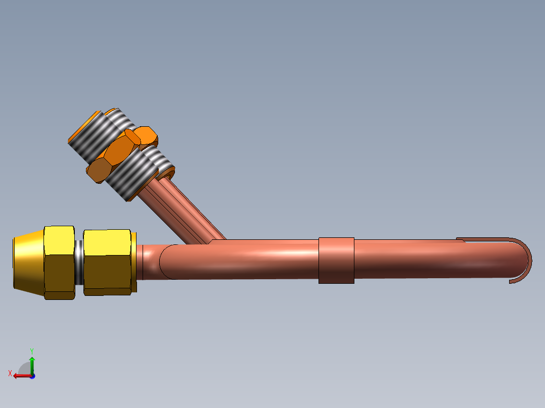 高频加热模块后视图
