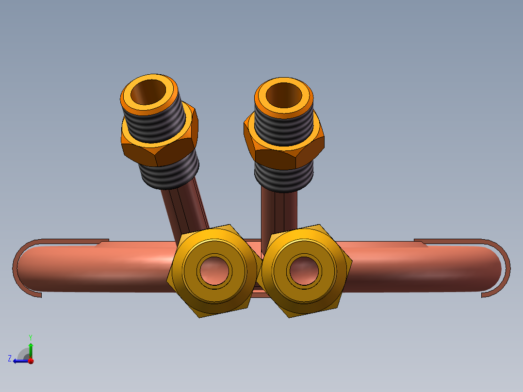 高频加热模块右视图