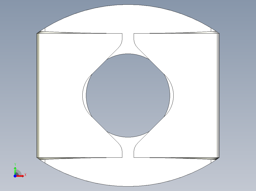 華司10.(C)-3D多系列多零件图纸模型前视图