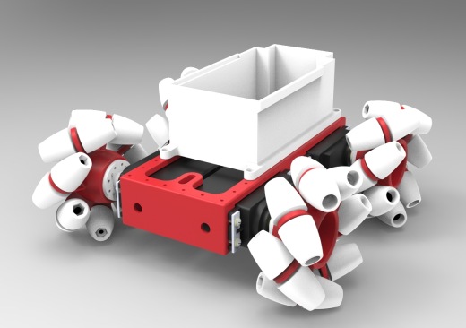 Oddbot麦克纳姆轮平台小车模型3D图纸 STEP格式缩略图