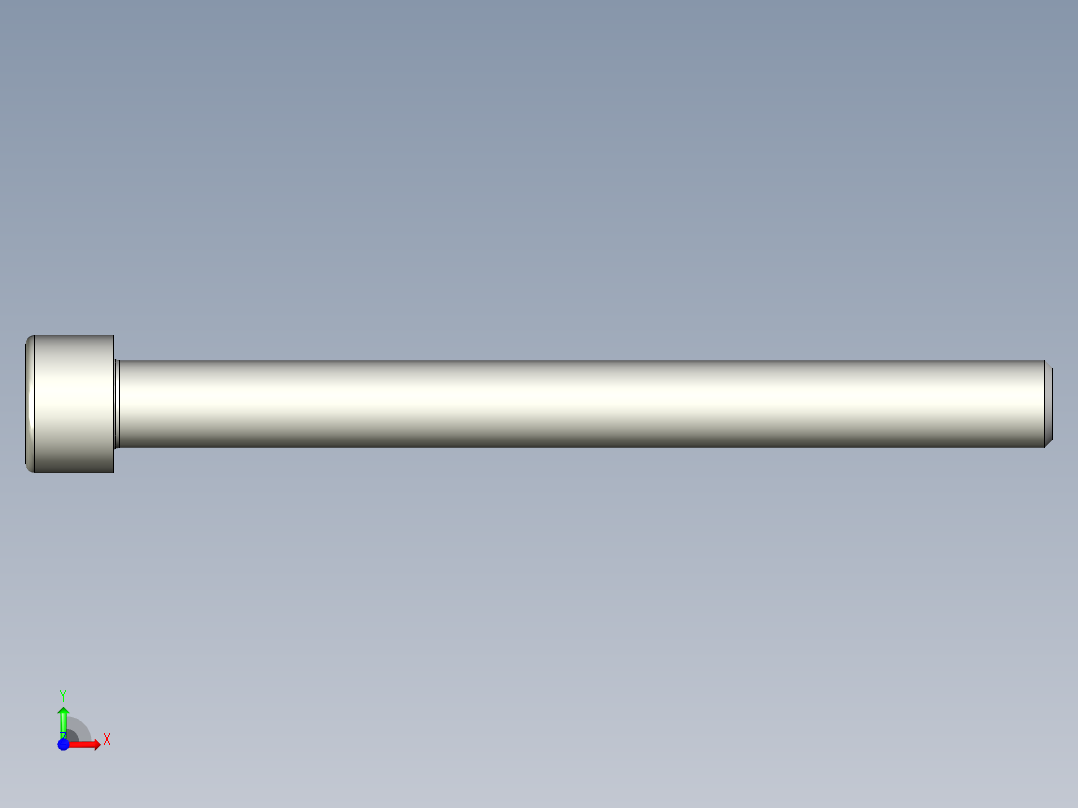 内六角螺钉-BOLT-M14-150-70-14-22-14-R1.4.stp前视图