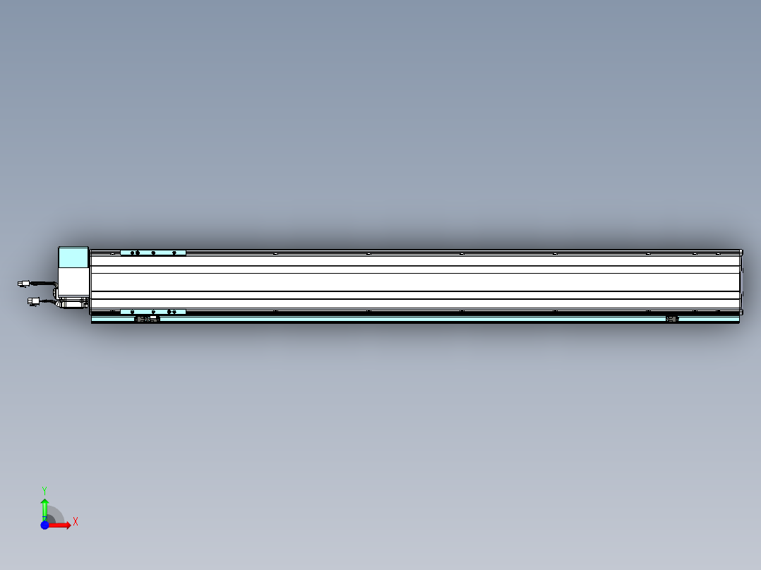 威洛博VBF同步带传动一般环境VBF14-L45-S1100-BRD-ZP40-C3前视图
