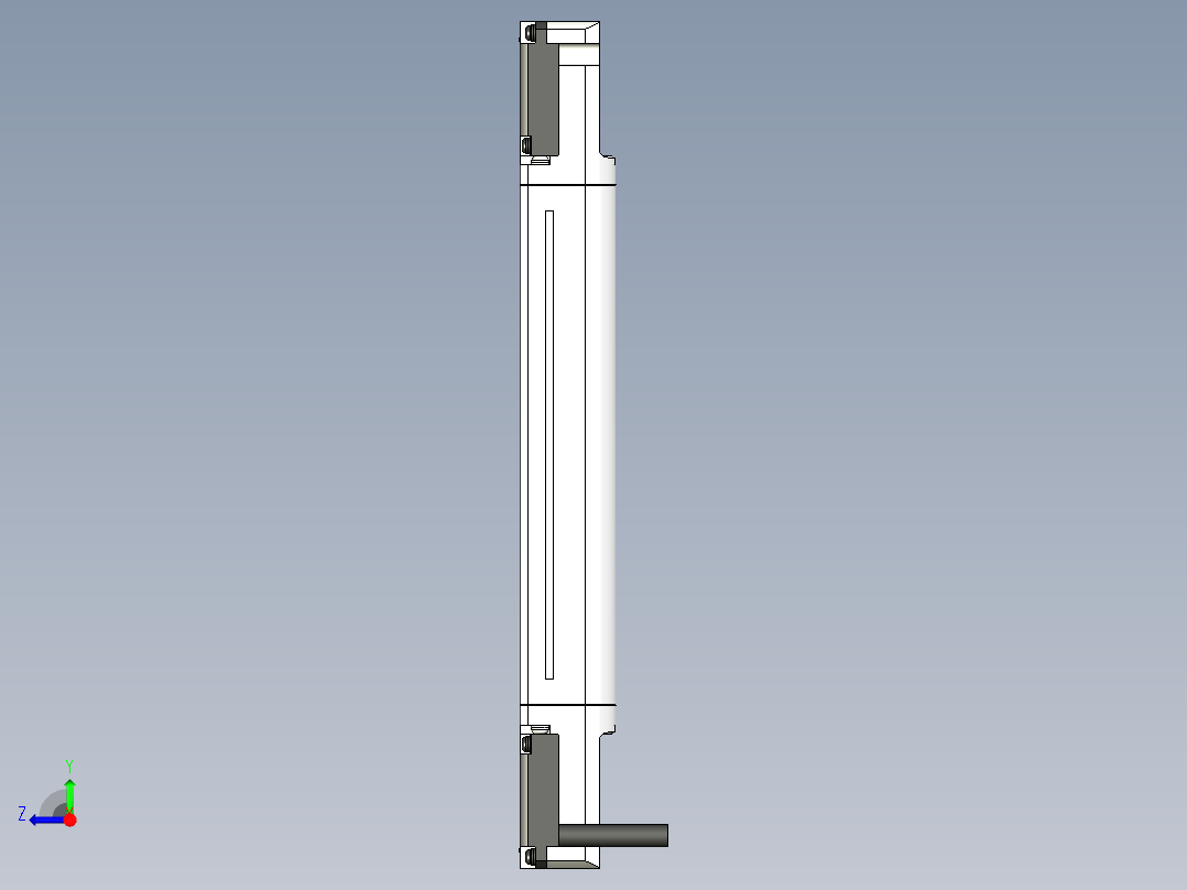 基恩士SL-V12H(S)_T_kc图纸模型右视图