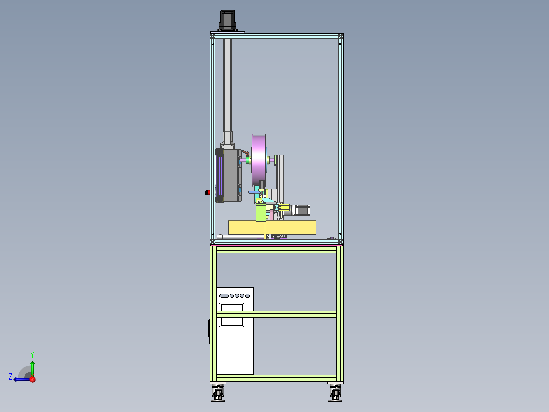 自动捆带机设备sw18可编辑右视图