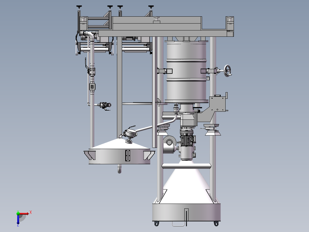 虹吸与滚筒式搅拌分转设备sw17俯视图