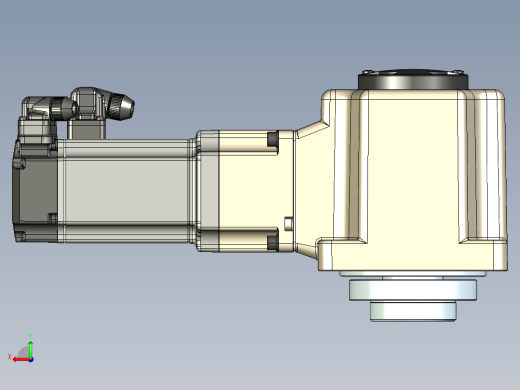 -MG直角法兰伺服减速电机110mrf1后视缩略图