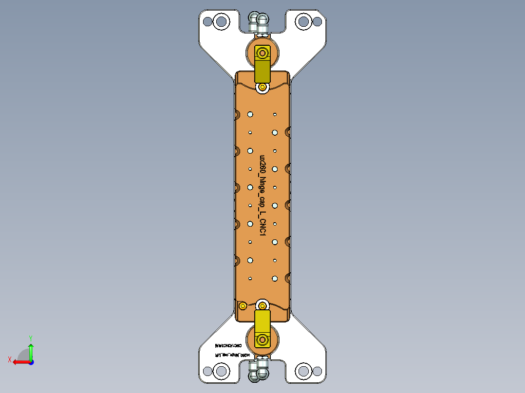 UX260 HINGE CAP L  CNC1-20200306后视图