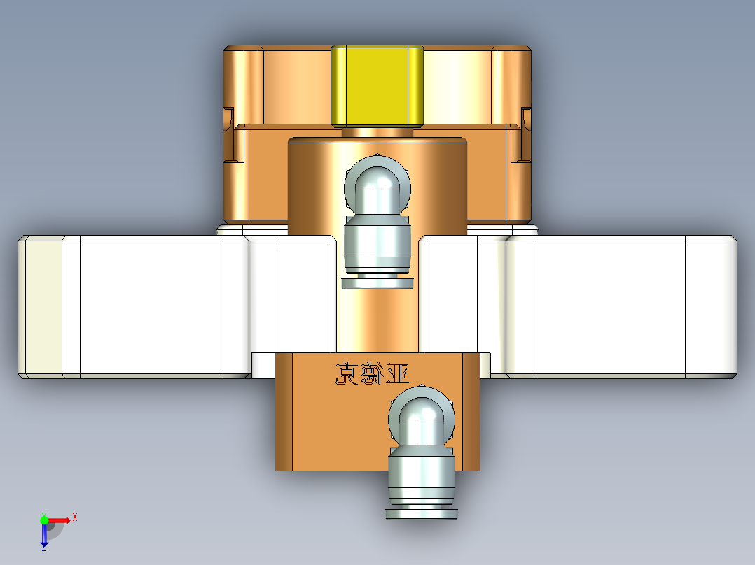 UX260 HINGE CAP L  CNC1-20200306俯视图