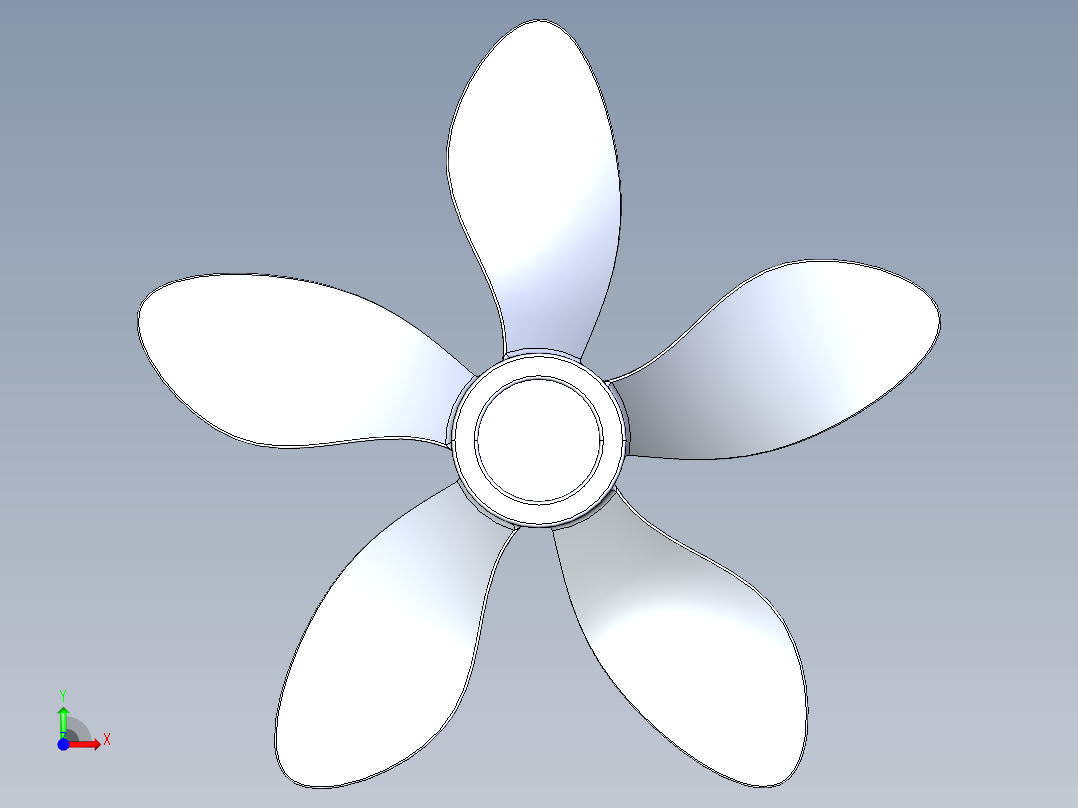 螺旋桨(82)前视图