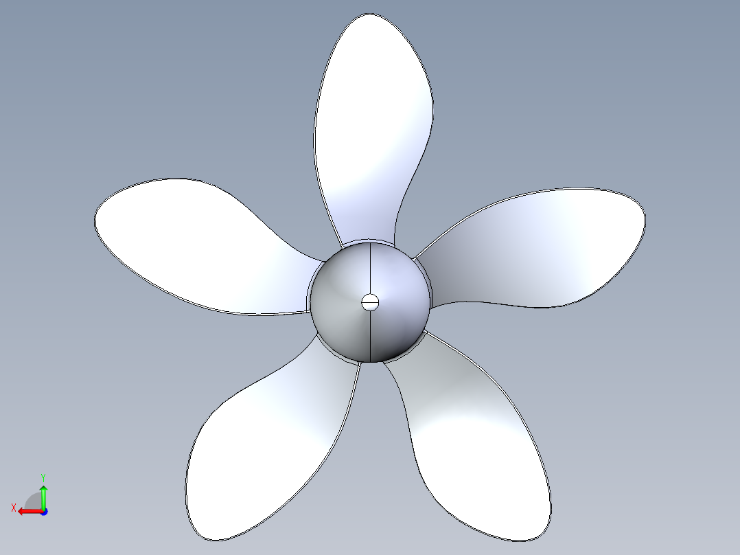 螺旋桨(82)后视图