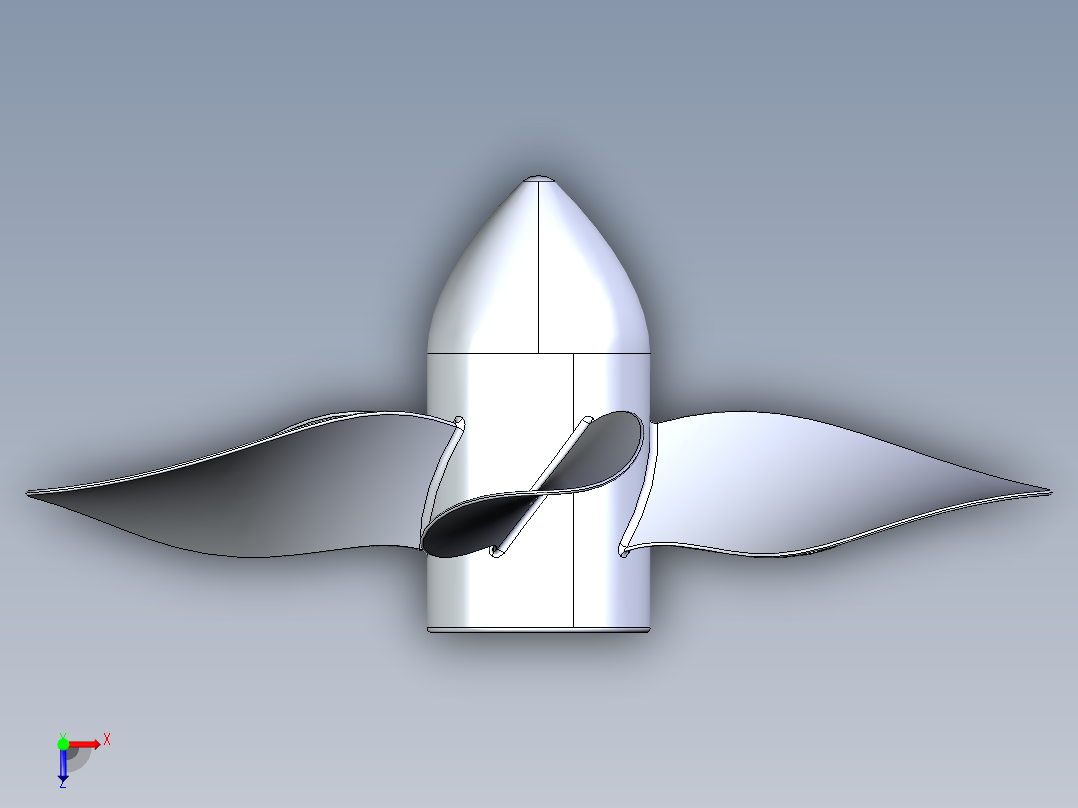 螺旋桨(82)俯视图