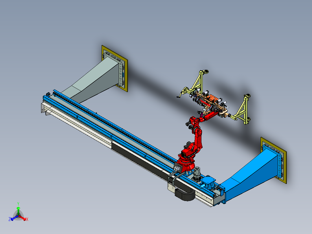 机器人移动天轨