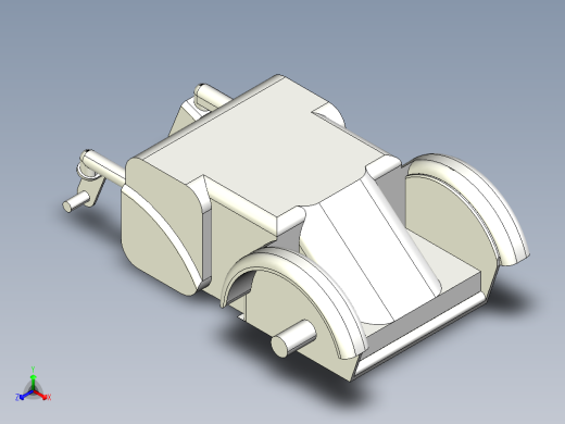 B3003365-电动轮椅正等轴测缩略图