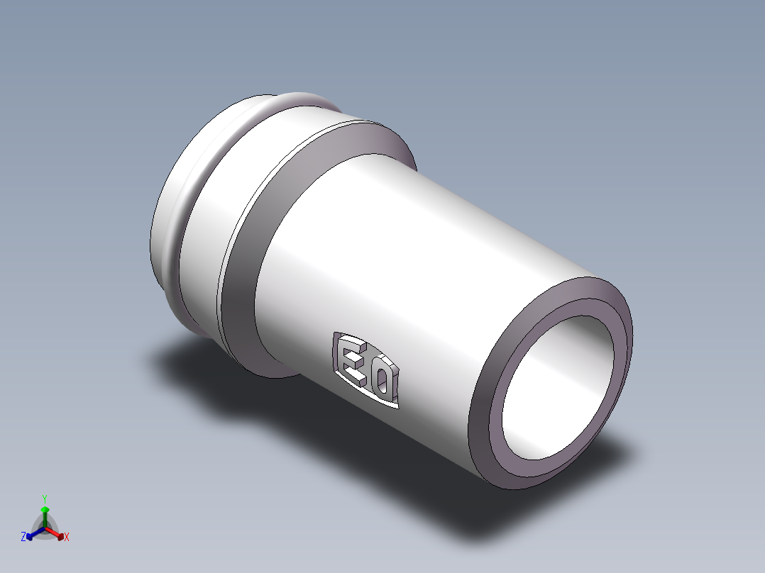 90度焊接接头、SKA25X4正等轴测图