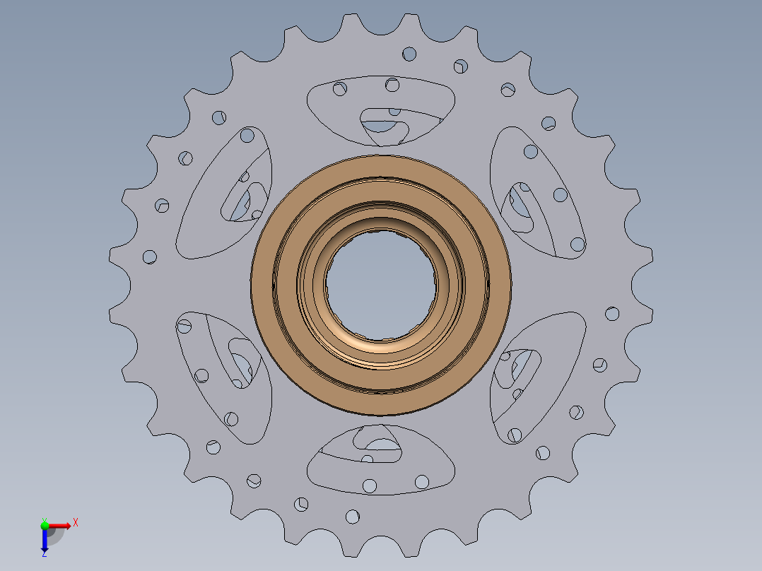 A0002561-自行车6速自由轮俯视图
