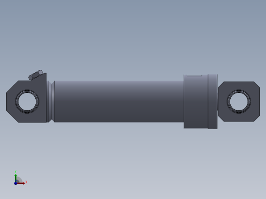 焊接式液压缸 (1)前视缩略图