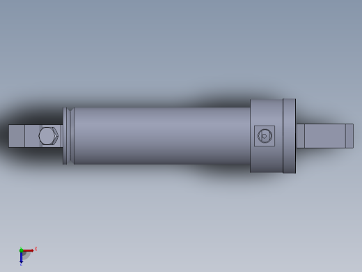 焊接式液压缸 (1)俯视缩略图