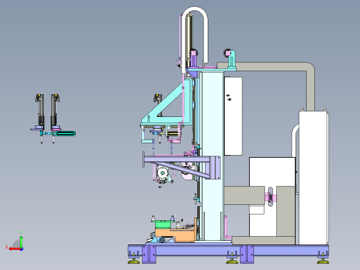 汽车缸体翻转和下缸体螺栓返松机后视缩略图