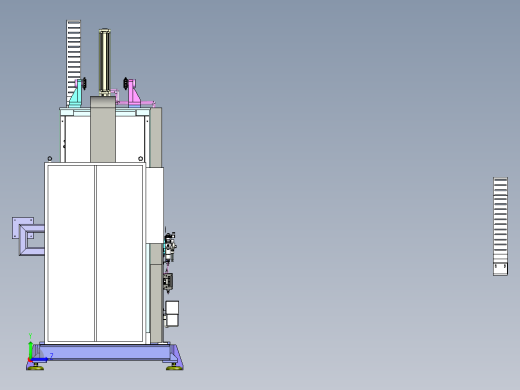 汽车缸体翻转和下缸体螺栓返松机左视缩略图