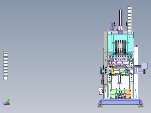 汽车缸体翻转和下缸体螺栓返松机右视缩略图