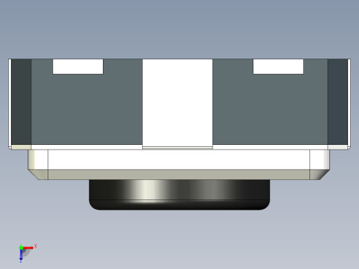 按钮3X3X1,5毫米俯视缩略图