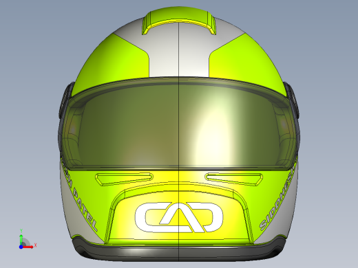 B3004605-一级方程式赛车头盔前视缩略图