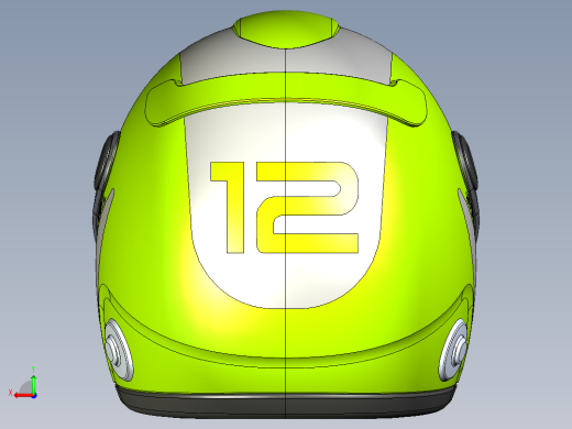 B3004605-一级方程式赛车头盔后视缩略图