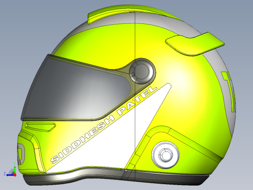 B3004605-一级方程式赛车头盔右视缩略图