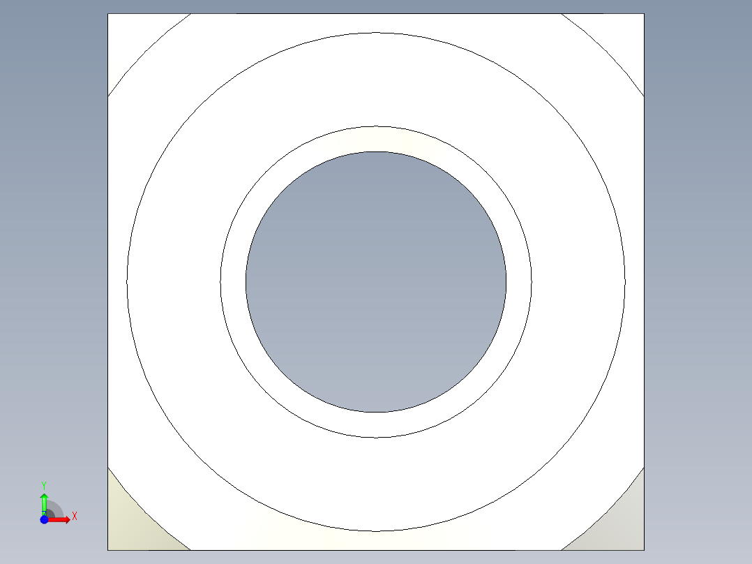 B2005205-焊接螺母 M8前视图