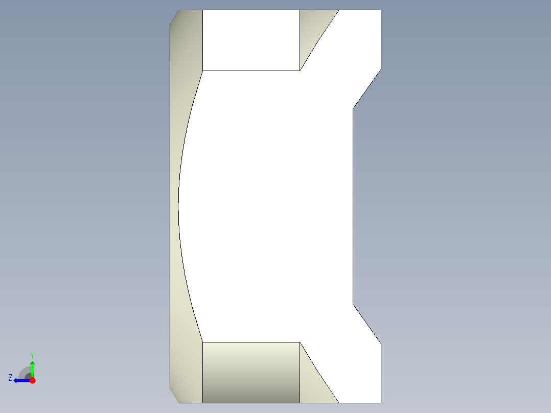B2005205-焊接螺母 M8右视图