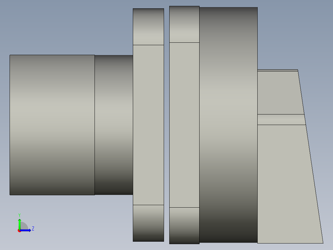 LW26GS-20转换开关左视图