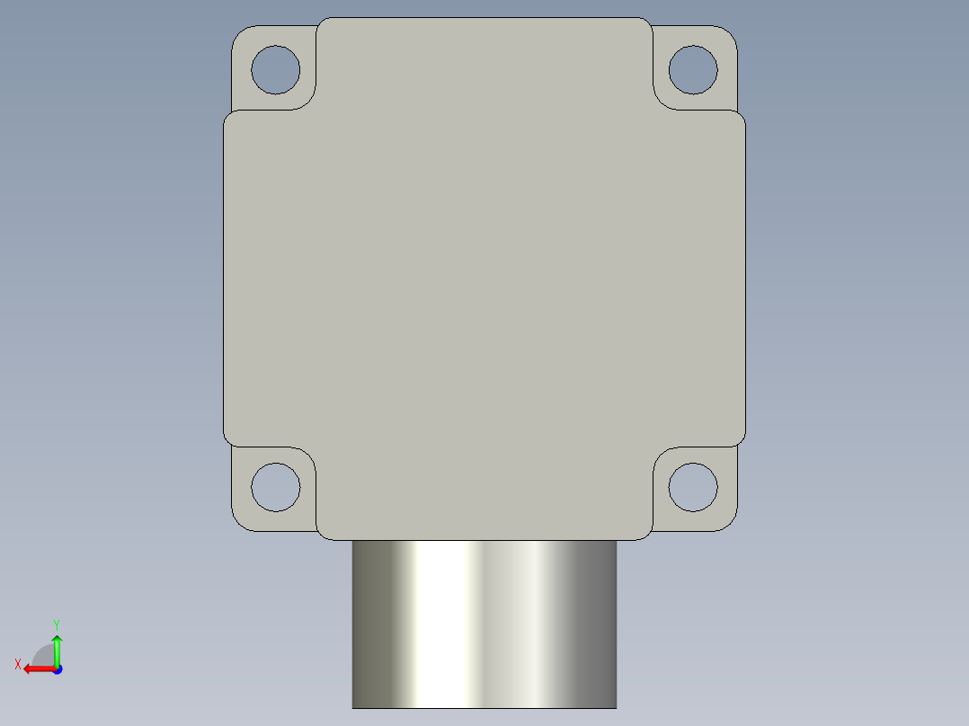 电机HG-KR23JGRX后视图