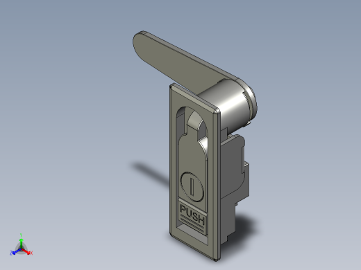 AB302-1平面锁-海坦锁业-模型尺寸错误Z001