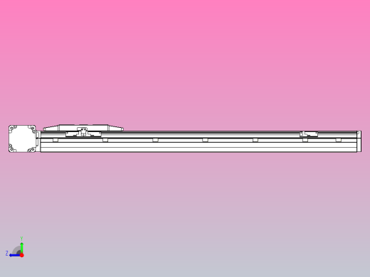 机器人皮带驱动直线轴TPA-GCB-150-P80-L650-DL-M75-N3右视缩略图