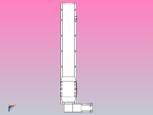 机器人皮带驱动直线轴TPA-GCB-150-P80-L650-DL-M75-N3俯视缩略图