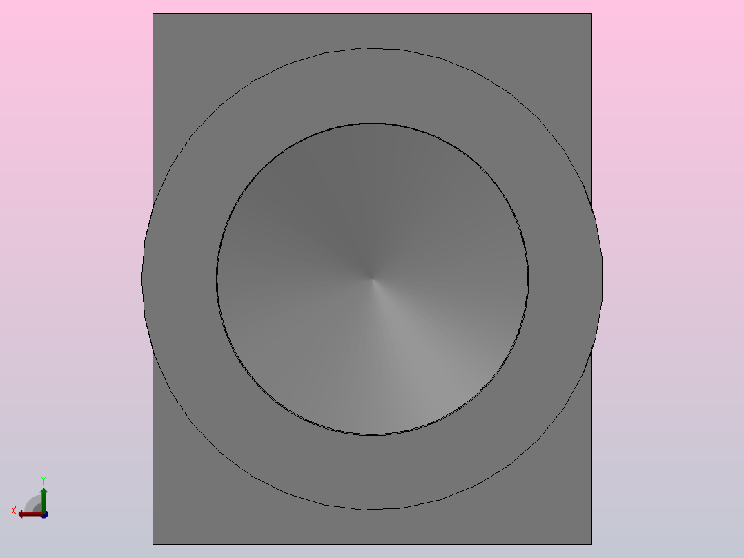 叉连接件[QGA125]气缸附件后视图