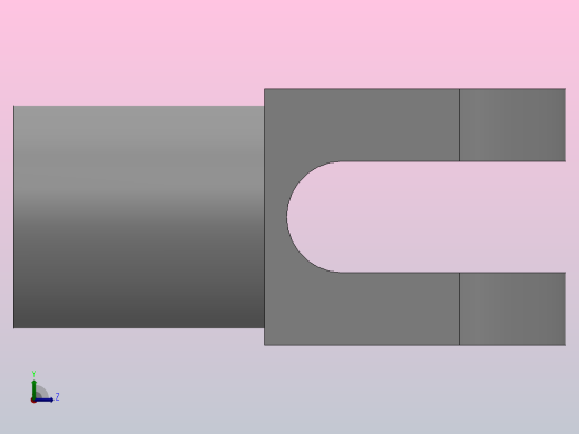 叉连接件[QGA125]气缸附件左视缩略图