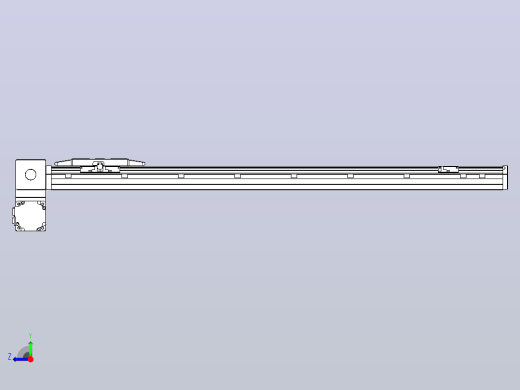 机器人皮带驱动直线轴TPA-GCB-150-P80-L900-LP-M75-N3右视缩略图