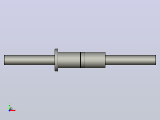 DKFZD6330-4滚珠丝杆3D模型前视缩略图