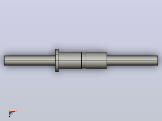 DKFZD6330-4滚珠丝杆3D模型俯视缩略图