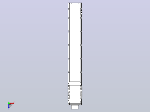 滚珠丝杠直线轴内置导轨TPA-GCR-150-2010C-L850-MP-M75-N3俯视缩略图