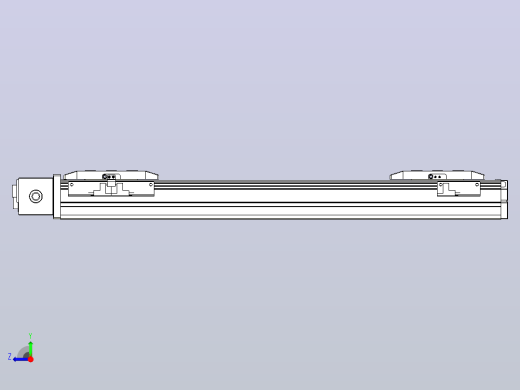 皮带直线轴双滑块型TPA-GCBS-50-P42-L125-DR-M10-N3右视缩略图