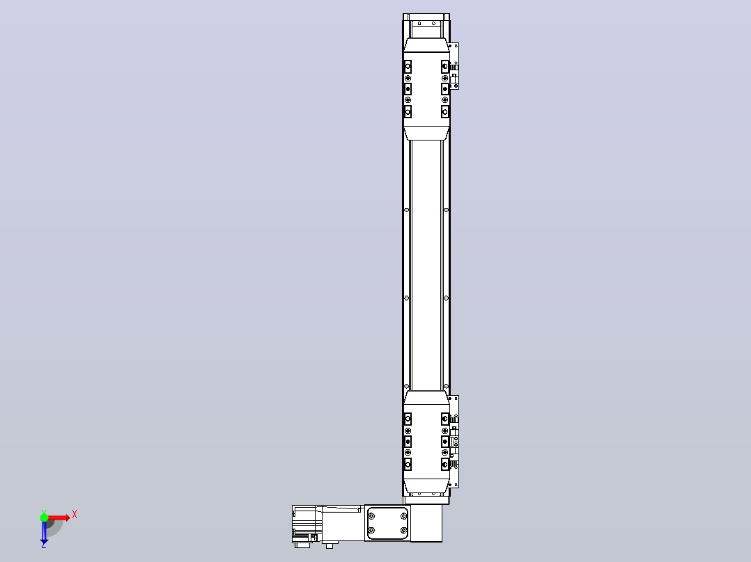 皮带直线轴双滑块型TPA-GCBS-50-P42-L125-DR-M10-N3俯视图