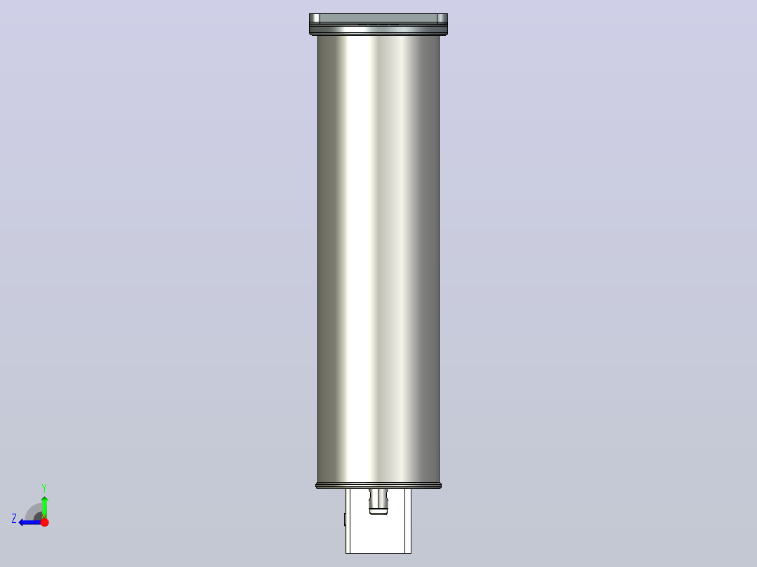BKMJ(0.4～0.48)-18～20-1自愈式低电压并联电容器三维模型202202右视图