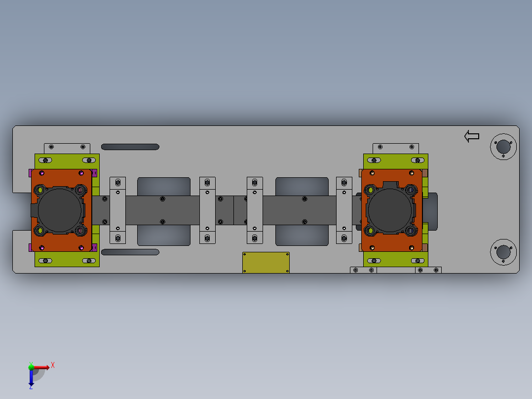 T6 内水切冲切工装sw18可编辑+cad俯视图