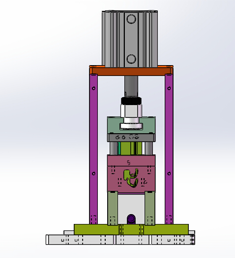 T6 内水切冲切工装sw18可编辑+cad